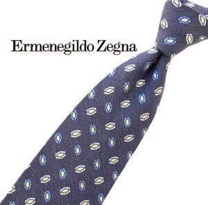 333/ 美品 Ermenegildo Zegna エルメネジルドゼニア 中古 USED ネクタイ