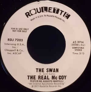 The Real McCoy Featuring Augusto Martelli / The Swan 7インチ b/w Tip Top Theme US 1977プロモ盤 Funk / Soul/Disco/Brealbot