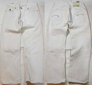 t164/G-STAR RAW GS01 ホワイトデニム　程度良好　美品