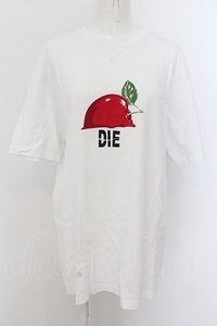 MILKBOY / DIE Apple T-SHIRTS ホワイト O-24-07-13-008-MB-TS-IG-ZT184