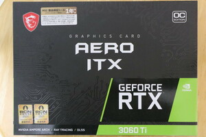 ●○【即決】 MSI GeForce RTX 3060Ti AERO ITX 8G OC LHR 【動作確認済み】○●