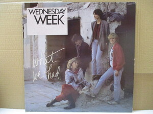 WEDNESDAY WEEK-What We Had (US Orig.LP)