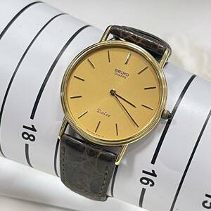 14金◆【SEIKO Dolce】14K ステンレス 6020-8100 セイコー クォーツ レディース腕時計 セイコー腕時計