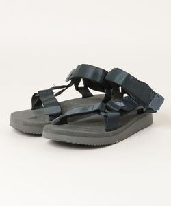 「SUICOKE」 フラットサンダル 23cm ネイビー レディース