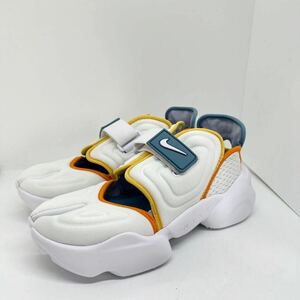 未使用★ナイキ NIKE AQUA RIFT アクアリフト ソーラーフレア WHITE/CERULEAN-SOLAR FLARE DJ4669-100 マルチカラー 23.5cm US6.5