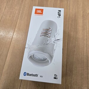 JBL HARMAN FLIP　6 ジェイビーエル Bluetooth ポータブル　スピーカー　ホワイト