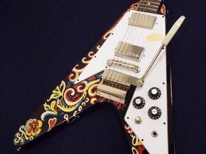 Epiphone Jimi HendrixLove Drops Flying V Ebony エピフォン ジミ・ヘンドリックス氏モデル フライングV