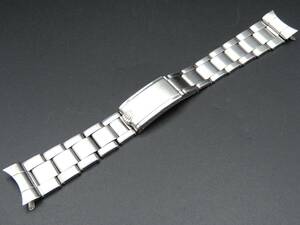 希少 1円～！ROLEX ロレックス 純正リベットブレス 7206 62510H FF80 J3 取付幅約20mm SS 3連 ヴィンテージ メンズ 腕時計 パーツ 115