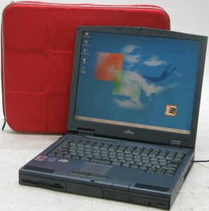 富士通 Lifebook FMV-675NU9/L FMV9NURLC2 ■ Celeron-750MHz/CDROM/希少OS/動作確認済/保護ケース付/Windows2000 ノートパソコン #1