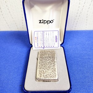 銀製 ZIPPO ジッポー オイルライター◆STERLING スターリング 2004◆SILVER シルバー 銀素材◆アンティーク ライター