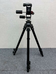 ⑨ Manfrotto マンフロット 三脚 055CB 雲台 029 セット カメラ 撮影機材 プロ機材[E04]