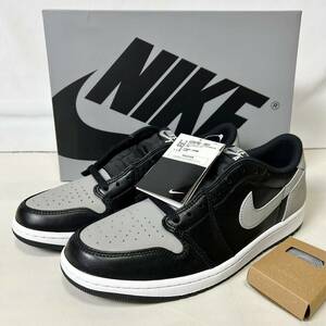 未使用 23年製 正規品 NIKE AIR JORDAN1 RETRO LOW OG Shadow CZ0790-003 ナイキ エアジョーダン1 レトロ ローOG シャドウ 黒灰白 27.5cm