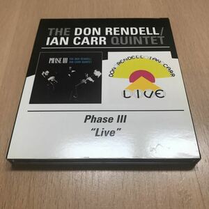 英国ジャズ　The Don Rendell/IanCarr Quintet /Phase Ⅲ+Live 2枚組