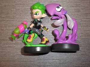 ☆amiibo☆ ボーイネオングリーン イカネオンパープル (スプラトゥーンシリーズ) Splatoon Series☆宅急便コンパクト発送☆