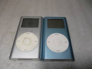 a81 通電確認済み 送料600円 Apple iPod mni 4GB A1051 2台セット