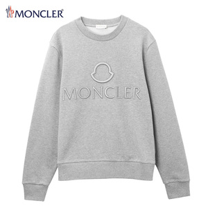 送料無料 42 MONCLER モンクレール グレー 8G00049 809KR ロゴ スウェット トレーナー size XL