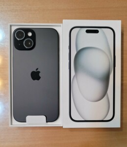 【新品未使用】iPhone15 128GB ブラック【SIMフリー】