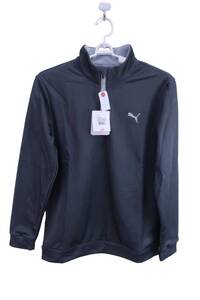 【未使用品】PUMA GOLF(プーマゴルフ) ハーフジップトレーナー グレー メンズ US XS ゴルフ用品 2410-0442 新品