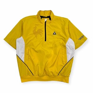 le coq sportif ルコック ゴルフ 中綿入り ハーフジップ 半袖 プルオーバー ジャケット ウインドブレーカー ジャンパー L /スポーツ