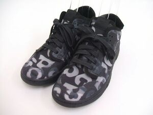 COMME des GARCONS/NIKE WMNS DUNK LOW CZ2675-001 スニーカー 靴27 モノグラム プリント コムデギャルソン/ナイキ 中古 0-0730G F79307