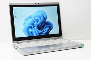 1円スタート ノートパソコン Windows11 2in1PC Panasonic レッツノート CF-RZ6 Windows10 第7世代 Core i5 SSD256GB メモリ8GB 軽量745g