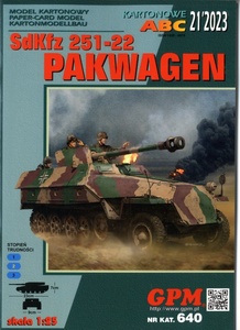 GPM 1:25 SdKfz 251-22 PAKWAGEN（Card Mode)