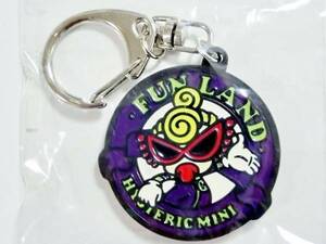 ヒステリックミニ FUNLAND MINI WELCOME キーホルダー☆パープル