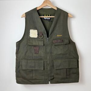 Barbour バブアー フィッシングベスト カーキ M 