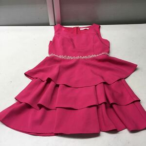 送料無料★美品★CECIL McBEE セシルマクビー★ドレスワンピース　フリルワンピース★ピンク★Mサイズ#41209sj139