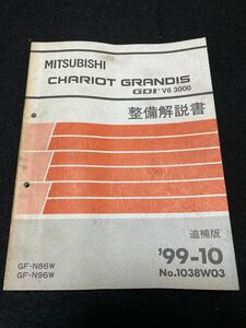 ◆(2212)三菱　シャリオ　グランディス　GDI V6 3000　CHARIOT GRANDIS　