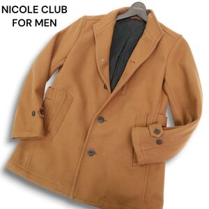 NICOLE CLUB FOR MEN ニコルクラブ フォーメン 秋冬 中綿サーモライト★ メルトンジャケット コート Sz.48　メンズ　C4T10970_C#N