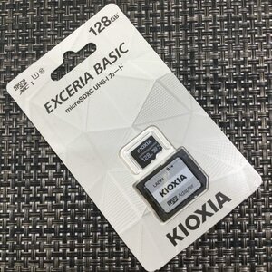 【未開封品/TO】KIOXIA「キオクシア」旧TOSHIBA microSDXC UHS-Iカード 128GB KCA-MC128GS EXCERIA BASIC KCA-MC128GS RS1121/0004