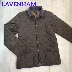 ☆美品☆LAVENHAM キルティングジャケット ブラウン size38