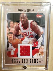 レア 2007 -08 Fleer Feel the Game Jersey MICHAEL JORDAN / マイケル ジョーダン (6x NBA Champions) NIKE AJ