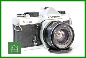 【同梱歓迎】ジャンク■TOPCON RE200 ボディ+RE TOPCOR 55mm F1.7■15663