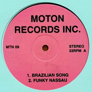 【Disco Dub】Moton Records Inc.09 (Ed Motta Brazilian Song Ray Munnings Funky Nassau Idjut Boys, DJ Harvey, Crue-l)