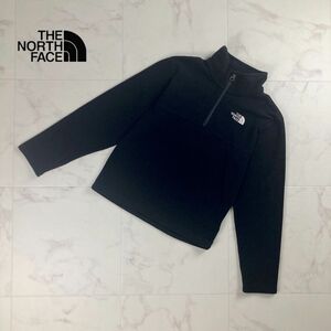 THE NORTH FACE ザ・ノース・フェイス キッズ 子供服 ハーフジップフリース トップス 男の子 黒 ブラック サイズS*NC253