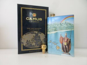 カミュ ブック スペシャルリザーブ ハワイ ハーフボトル 陶器 CAMUS HAWAII 重量663g コニャックブランデー 未開栓 古酒 箱,替栓/A42470