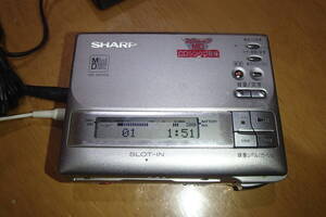 SHARP MD-MS100-S MDポータブルレコーダー