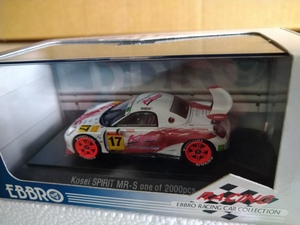 エブロ 1/43 KOSEI コーセー SPIRIT MR-S NO17 JGTC 2002