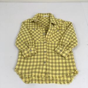 送料無料★ZARA ザラ★シャツジャケット　ツイードジャケット★キッズ　子供　SIZE8 128㎝ #60903sgg