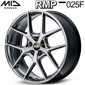 MID RMP 025F 1本価格 ハイパーメタルコート/ブラッシュドフィニッシュ 8.5J-20インチ 5H114.3 インセット+45