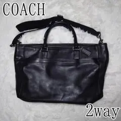 コーチ COACH 2WAY バッグ メンズ ビジネスバッグ トートバッグレザー