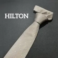 人気.シンプル.美麗品【HILTON】ハイブランドネクタイ　ヒルトン hl385