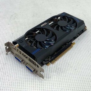 中古グラフィックカード 表示確認済 WinXP～Win10 LINUX ★ MSI NVIDIA GeForce GTX 560 GDDR5 1024MB 256bit DVI×2/miniHDMI #3233-K