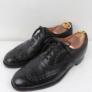 チャーチ 40 D/ブルックスブラザーズ別注 ウイングチップ 内羽根 黒 BROOKS ENGLISH Church