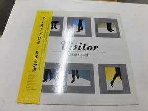 LP 来生たかおVISITOR（帯付）