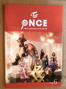 TWICE 　ファンクラブ会報　Vol.６　ナヨン、ジョンヨン、モモ、サナ、ジヒョ、ミナ、ダヒョン、チェヨン、ツウィ　韓国　K-POP