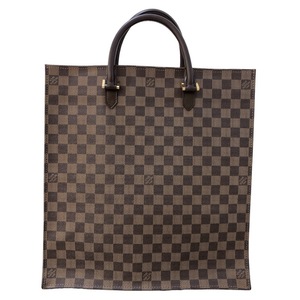 ルイ・ヴィトン LOUIS VUITTON サックプラ N51140 エベヌ ダミエキャンバス ハンドバッグ メンズ 中古