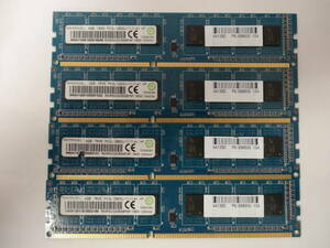 ☆RAMAXEL PC3L-12800U 4GB×4枚（16GB) BIOS確認済☆①